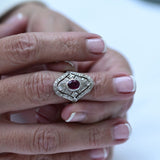 Art deco style rubi ring
