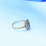 Art deco sapphire ring