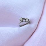 Vintage Toi et Moi diamond ring