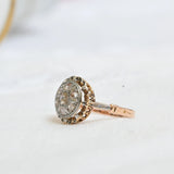 Anillo Art Deco en Oro y Platino con Diamantes