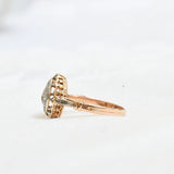 Anillo Art Deco en Oro y Platino con Diamantes