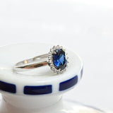 Sapphire rosette ring