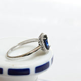 Sapphire rosette ring