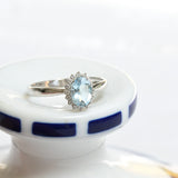 Aquamarine rosette