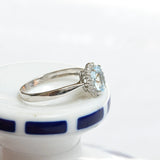 Aquamarine rosette