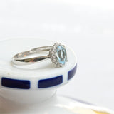 Aquamarine rosette