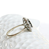 Vintage sapphire rosette ring