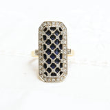 Vintage lattice ring