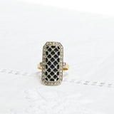 Vintage lattice ring
