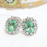 Vintage emerald earrings