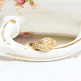Vintage yellow gold ring