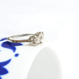 1950s three-stone diamond ring