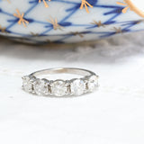 Vintage Ewigkeitsring mit fünf Ringen