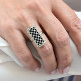 Vintage lattice ring