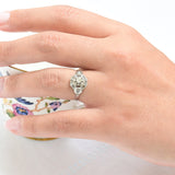 Diamantring aus der Mitte des 20. Jahrhunderts