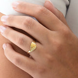 Vintage yellow gold ring