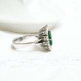 Anillo de Compromiso con Esmeralda