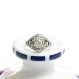 Art deco solitaire ring