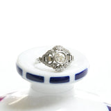 Art deco solitaire ring