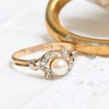 Antique pearl ring
