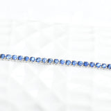 Vintage sapphire tennis bracelet