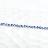 Vintage sapphire tennis bracelet