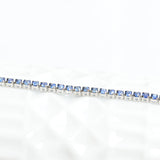 Vintage sapphire tennis bracelet