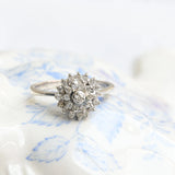 Vintage cocktail diamond ring