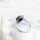 Vintage oval target ring