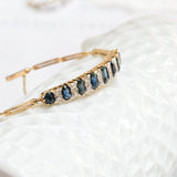 Art deco sapphire and diamond bracelet