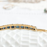 Art deco sapphire and diamond bracelet