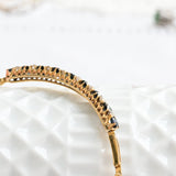 Art deco sapphire and diamond bracelet