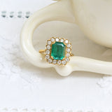 Antique emerald ring from the 1950s