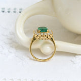 Antique emerald ring from the 1950s