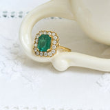 Antique emerald ring from the 1950s