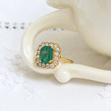 Antique emerald ring from the 1950s