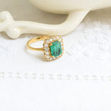 Antique emerald ring from the 1950s