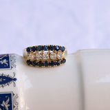 Vintage sapphire and diamonds
