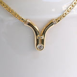 Vintage yellow gold necklace