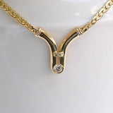 Vintage yellow gold necklace