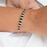 Art deco sapphire and diamond bracelet