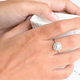 Vintage cocktail diamond ring