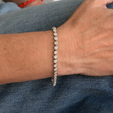 Diamond rivière bracelet