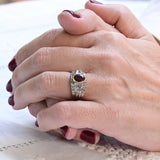 Vintage 50s ruby ring