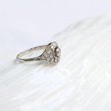 Art deco Geometric Diamond Ring