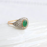 Vintage emerald eye ring